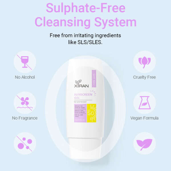 private label gel sunscreen spf 50+