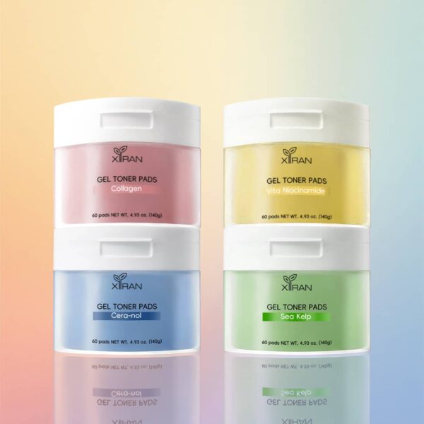 private label deep calming gel toner pads