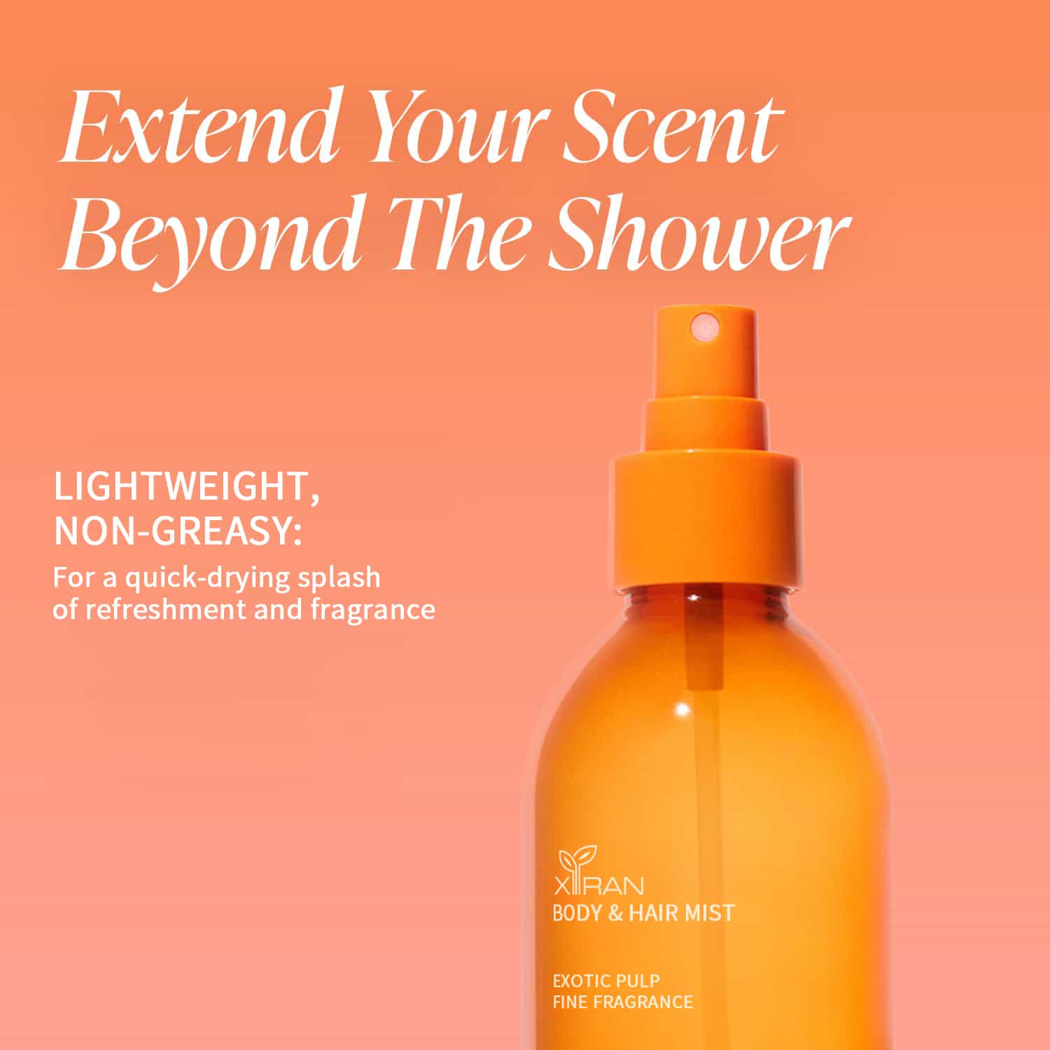 private label fresh hair & body mist