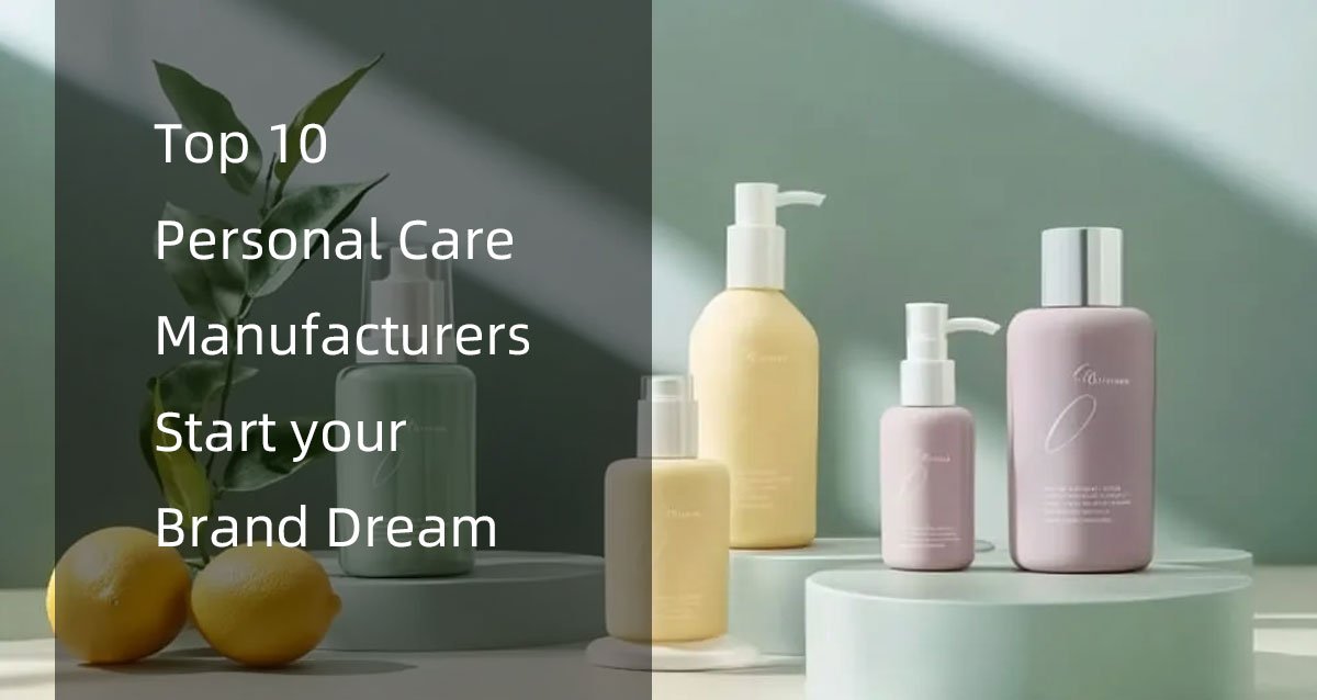 top 10 personal care manufacturers start your brand dream bannber