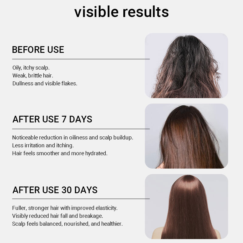 private label microbiome balance hair care set