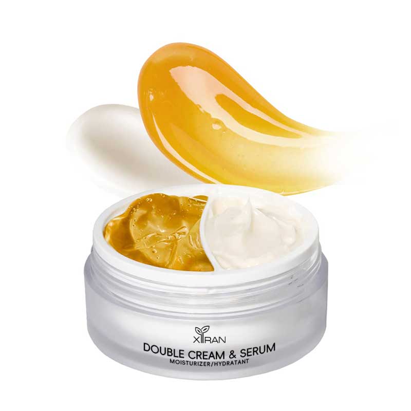 private label two in one face cream & serum
