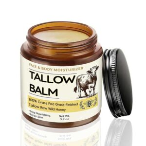 private label tallow beef & honey face cream