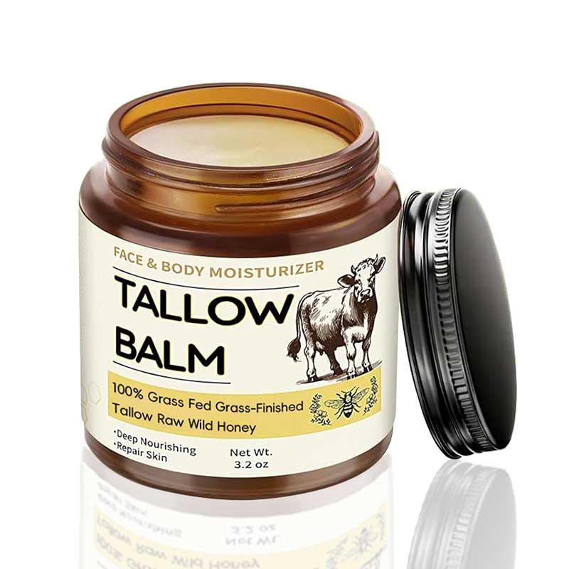 private label tallow beef & honey face cream
