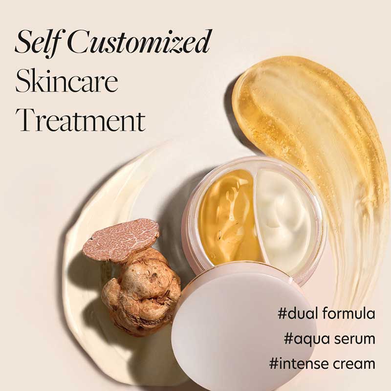 private label two in one face cream & serum