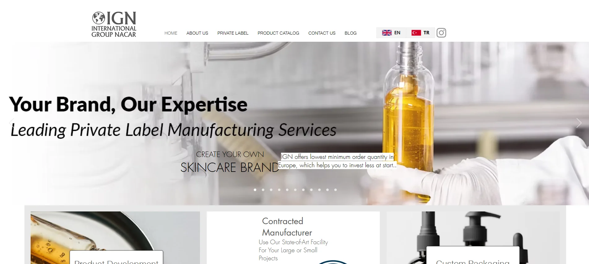 Top 10 Private Label Cosmetic Manufacturers  in Turkey