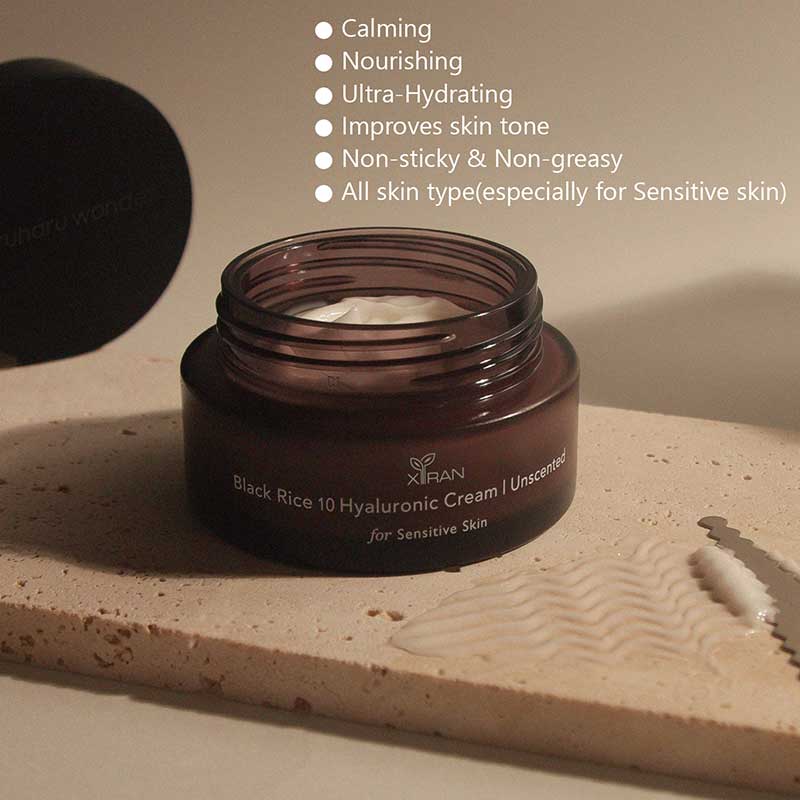 private label black rice face cream