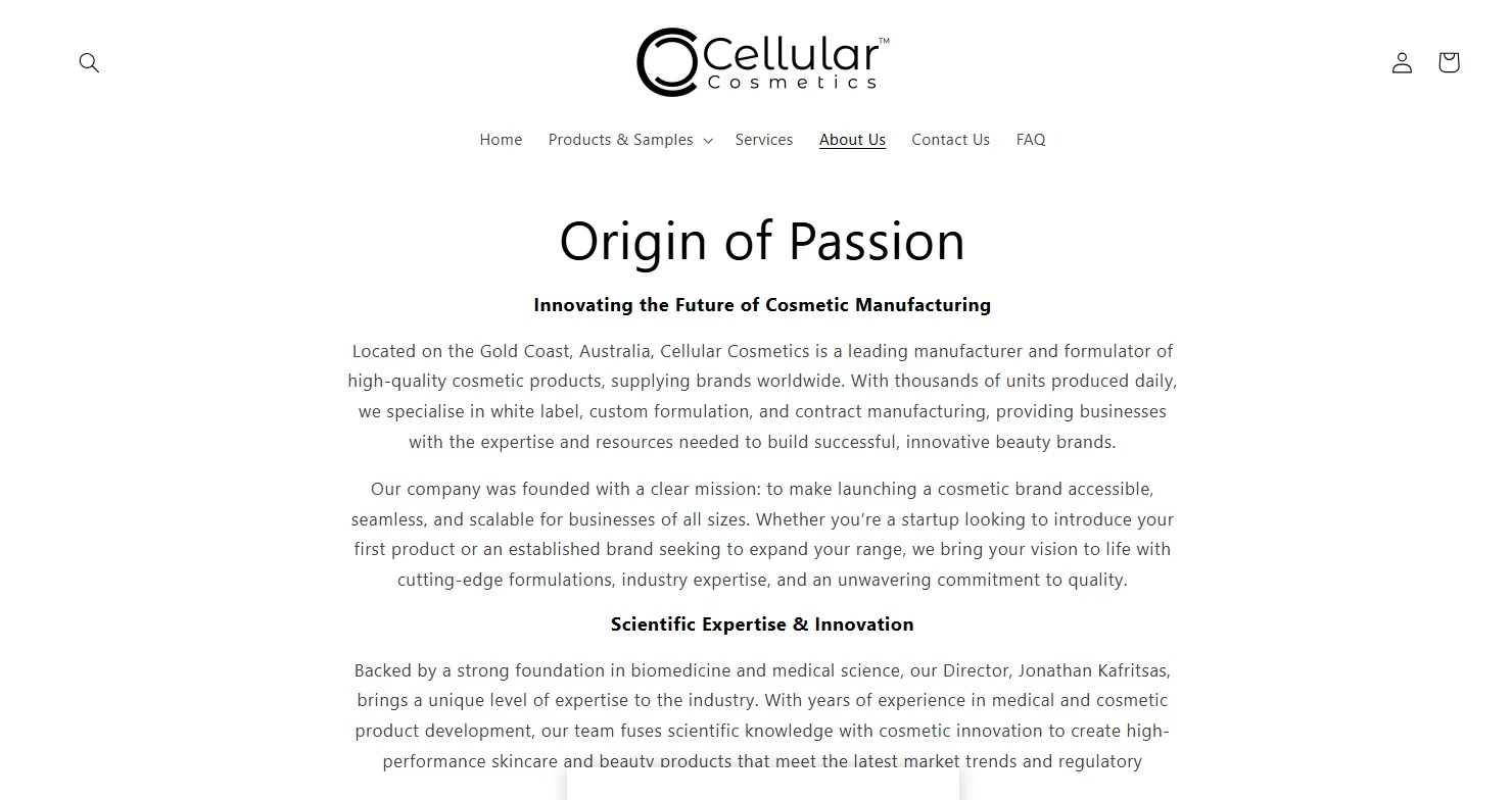 Cosmetic Manufacturers in Gold Coast