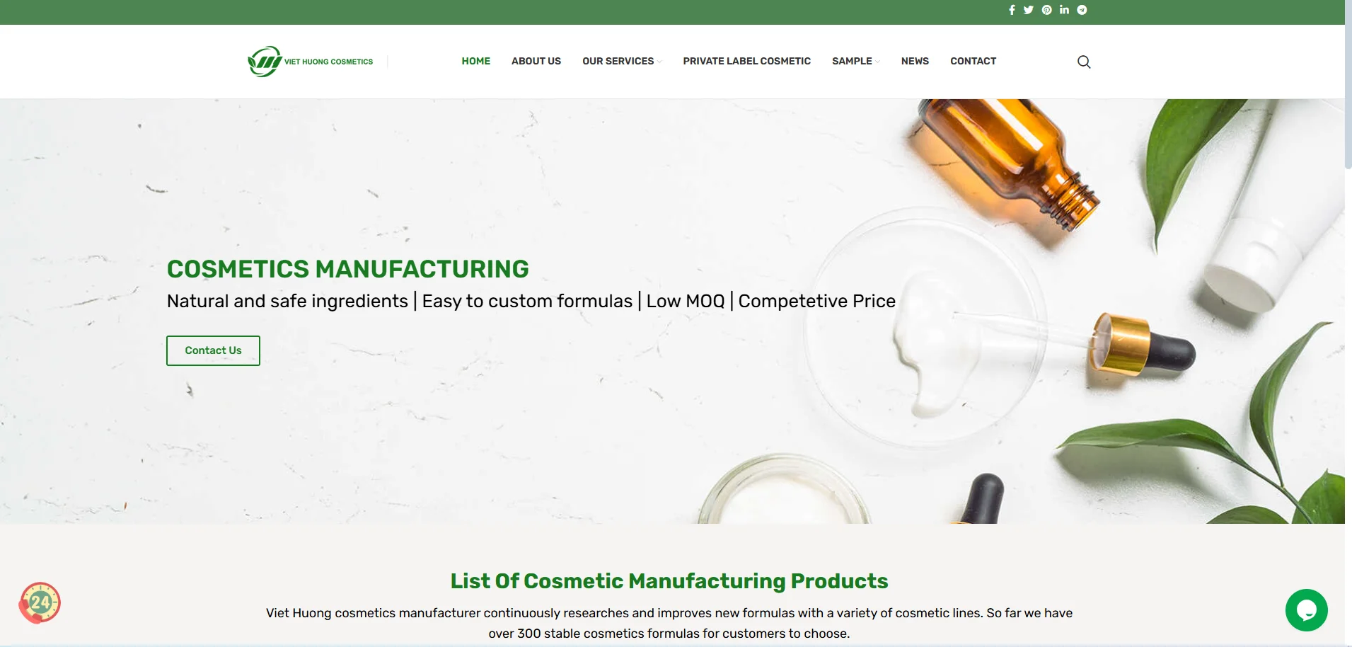 Top 6 Private Label Cosmetic Manufacturers in Vietnam