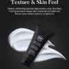 Men's Energize Cleanser tube with white cream texture, highlighting its rich foam and cooling sensation benefits.