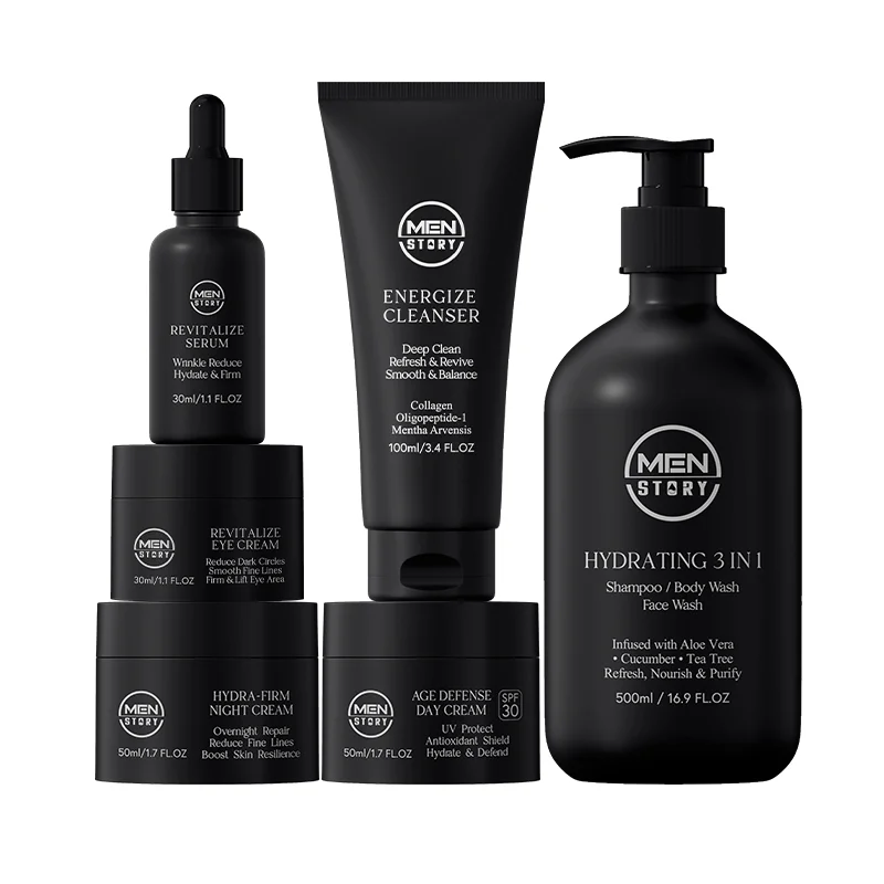 Private Label Men's Anti Ageing Skincare Set