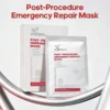 Packaging of XIRAN's post-procedure emergency repair mask highlighting cooling, soothing, and protective barrier benefits.