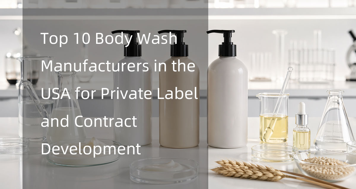 top 10 body wash manufacturers in the usa for private label and contract development