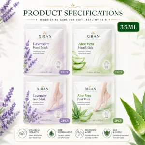 Private Label Lavender Aloe Vera Hand and Foot Mask Set