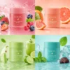 Private Label 4 Pieces Lip Sleeping Moisturizing Mask Set