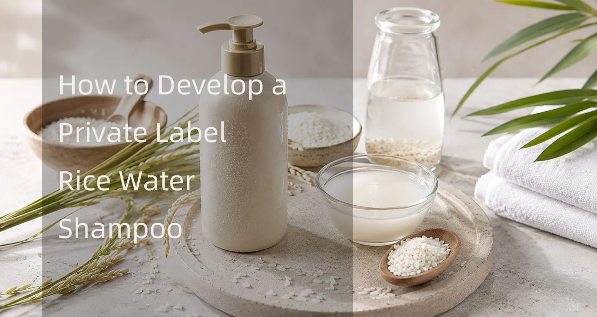 How to develop a private label rice water shampoo