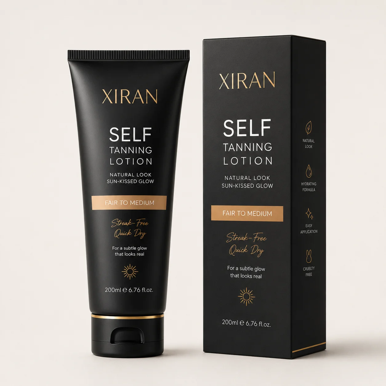 Private Label Natural Bronze Moisturizing Tanning Lotion