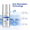 A firming serum by Xiran featuring fast absorption technology, highlighting rapid penetration, better retention, and firming support benefits.