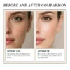 Side-by-side before and after skincare comparison showing improved skin texture, reduced fine lines, and enhanced brightness.