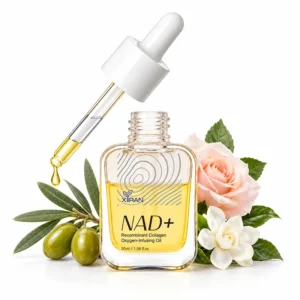 Óleo de colágeno recombinante NAD+ de marca própria com infusão de oxigênio