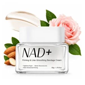 Creme firmador para curativos com NAD+ de marca própria
